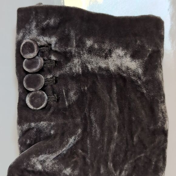 Club Monaco Gray Silk Blend Velvet Blazer Xs - Picture 8 of 10